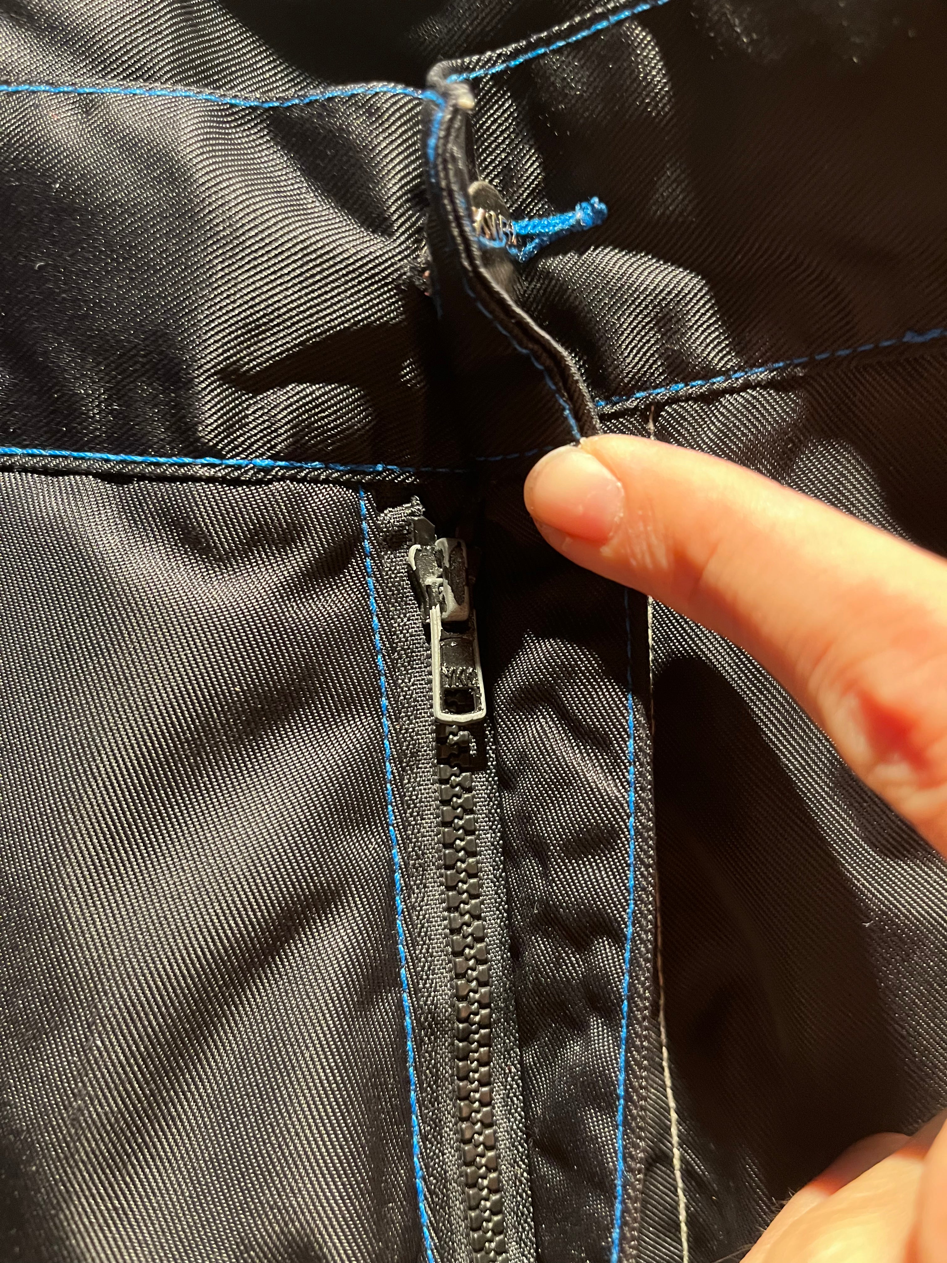 VIntage Kikwear KWR Black Blue Rave Baggy Y2K Pants: 32x31