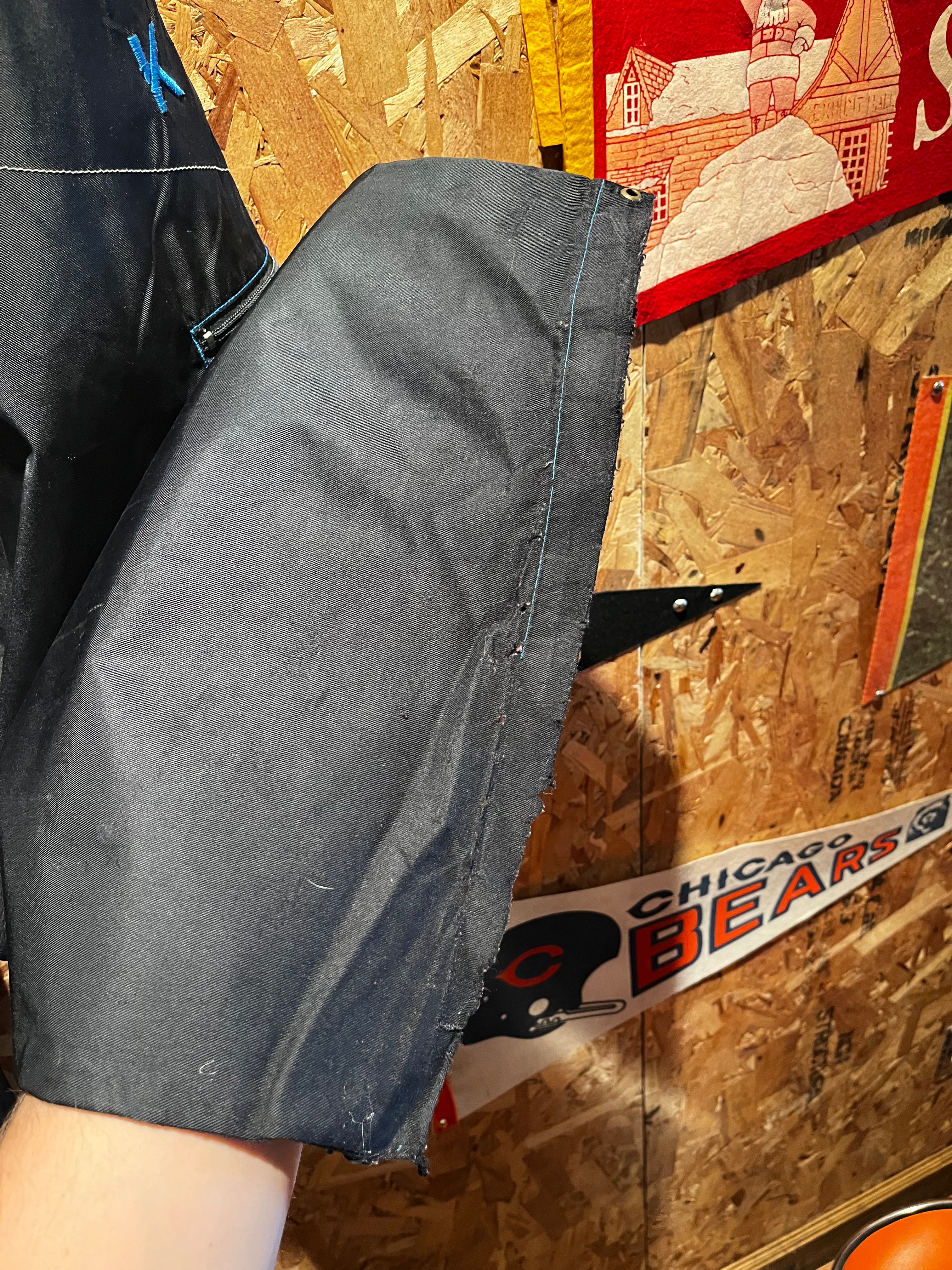 VIntage Kikwear KWR Black Blue Rave Baggy Y2K Pants: 32x31