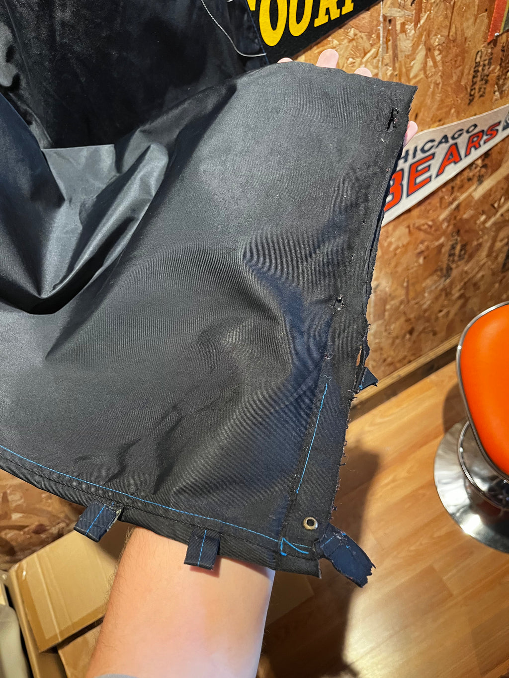 VIntage Kikwear KWR Black Blue Rave Baggy Y2K Pants: 32x31