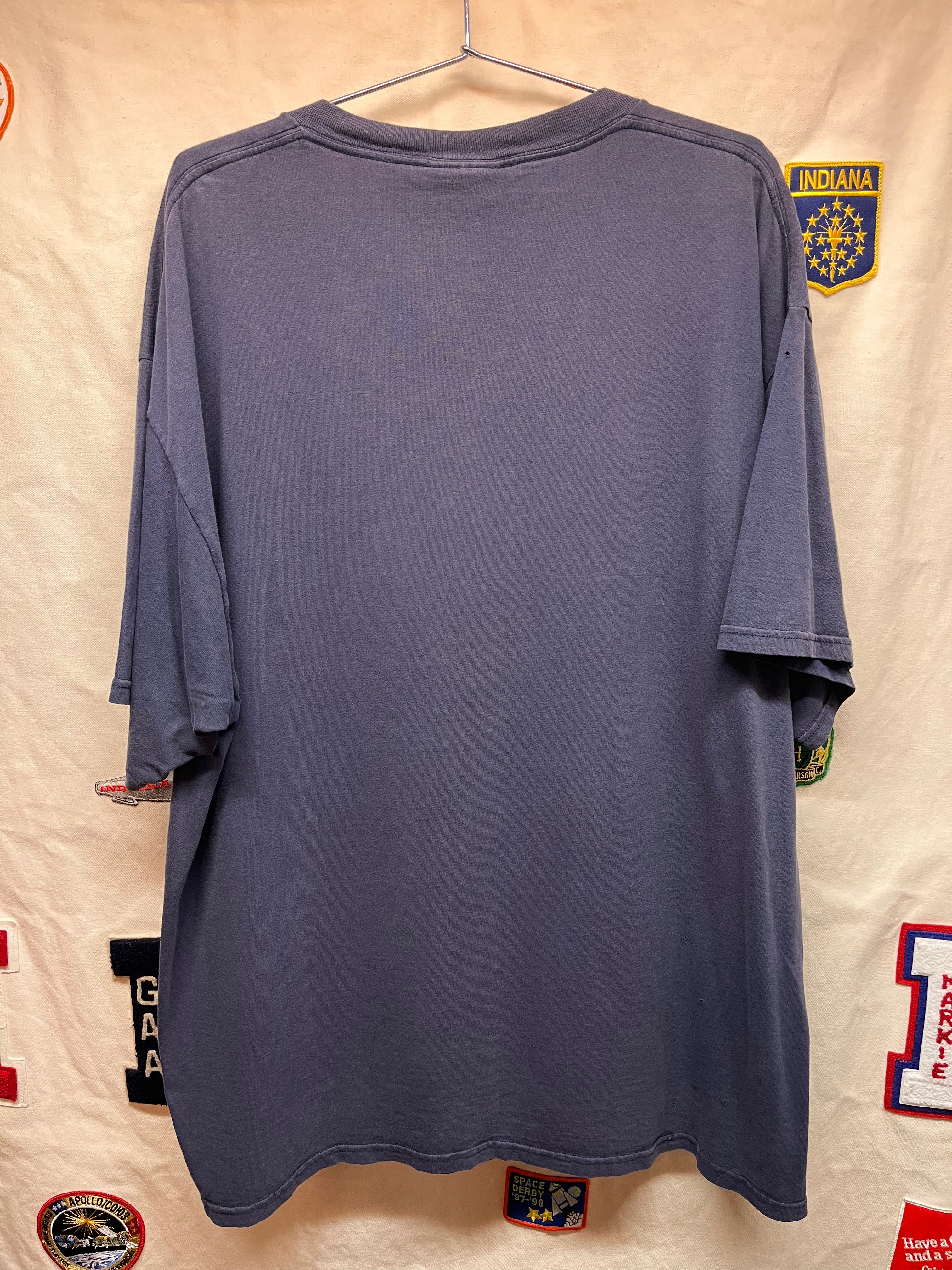 Vintage Dallas Cowboys NFL Helmet Nutmeg Lee Sport 1996 Navy T-Shirt: XXL