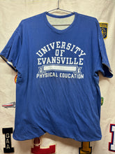 Load image into Gallery viewer, Vintage University of Evansville Double Sided 70&#39;s Champion Physical Education T-Shirt: XL
