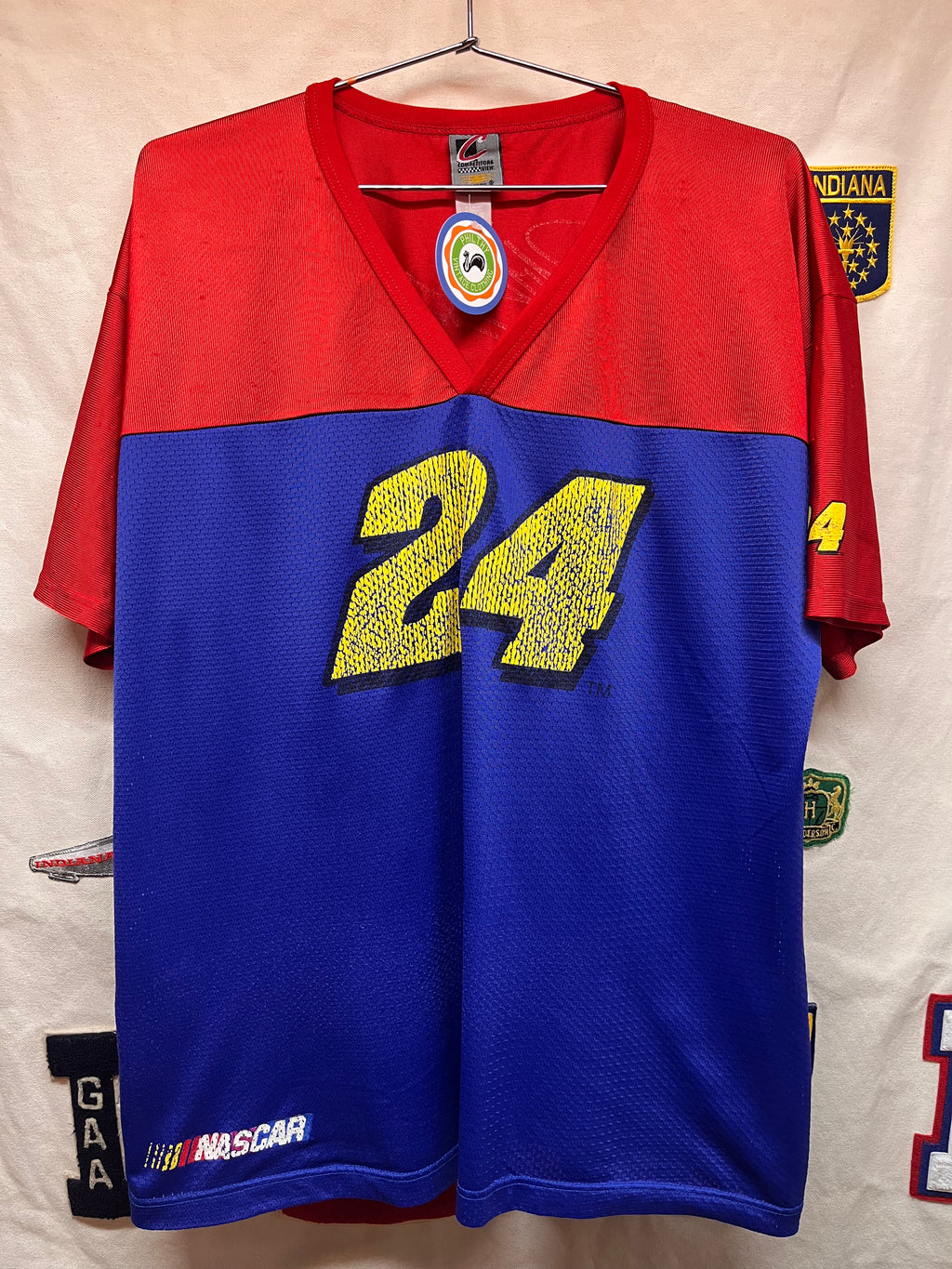 Vintage Jeff Gordon 24 NASCAR Competitors View Football Mesh Jersey: XL