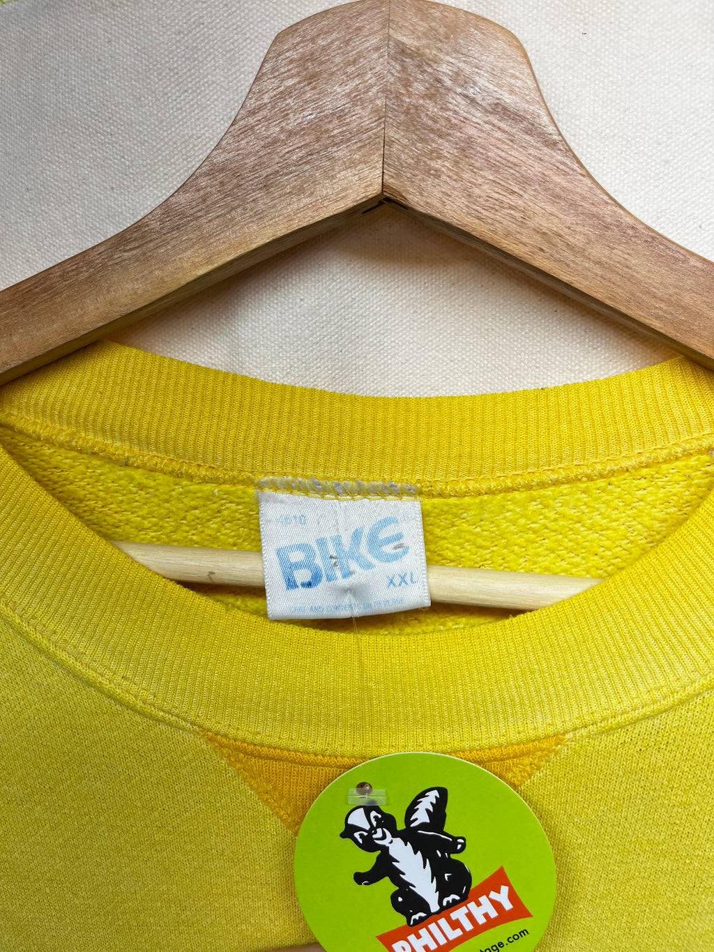 Vintage UCLA Bruins Yellow 90s Bike Crewneck Sweatshirt: XXL