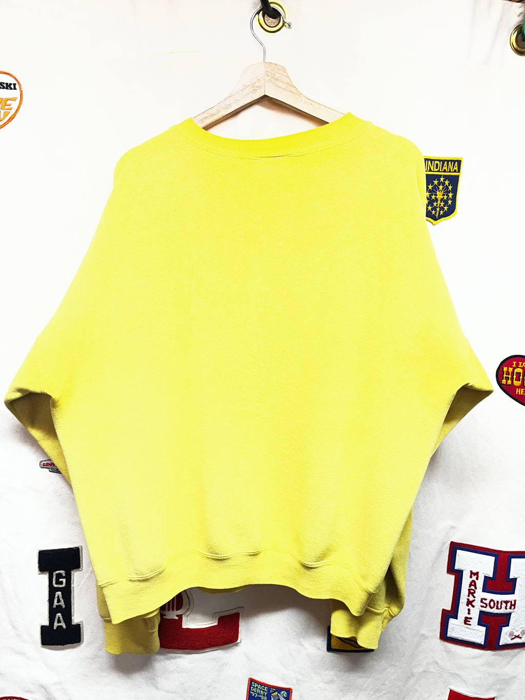 Vintage UCLA Bruins Yellow 90s Bike Crewneck Sweatshirt: XXL