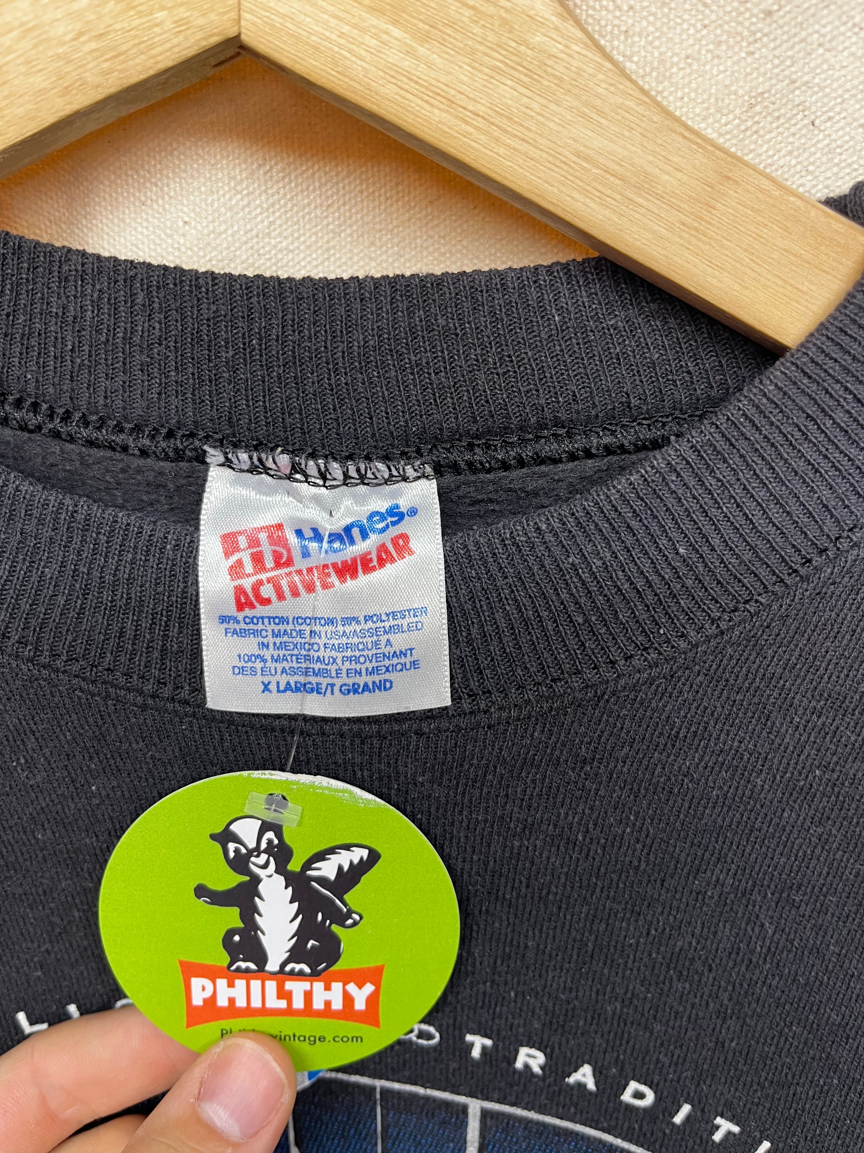 Vintage Carolina Panthers NFL 90s Black Crewneck Sweatshirt: XL
