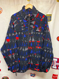 Vintage Nike ACG Pattern Fleece Half Zip Pullover: Large