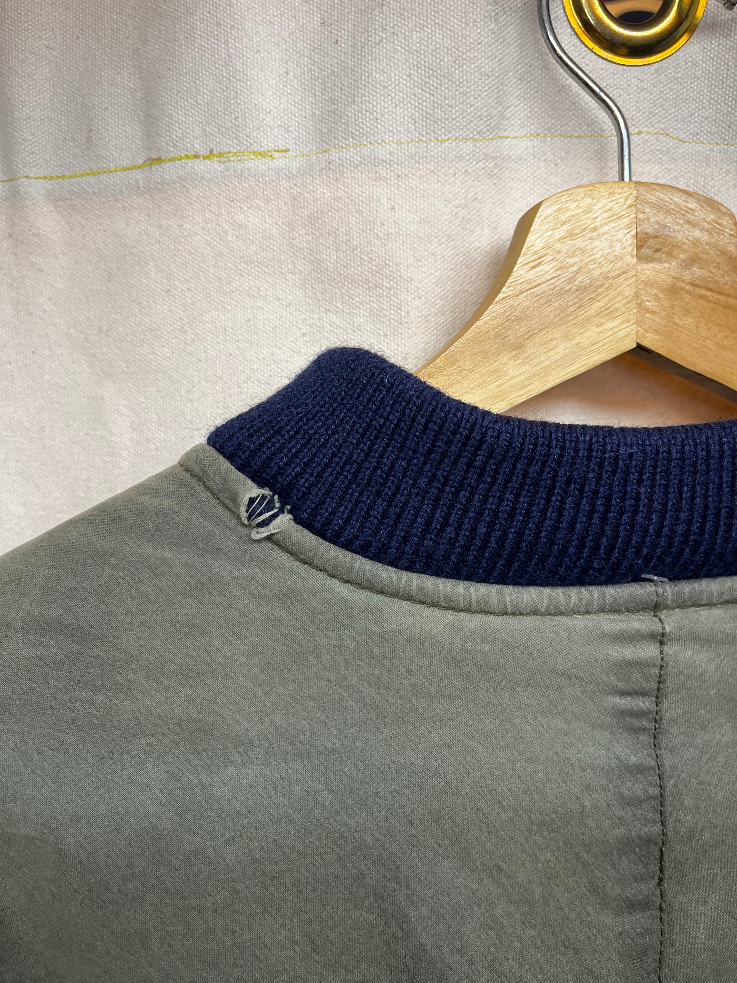 Vintage Filson Hunting Henley Guide Navy Wool Sweater: XXL