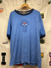 Load image into Gallery viewer, Vintage Beastie Boys Atwater Basketball Association Winterland Dark Blue Ringer T-Shirt: XL
