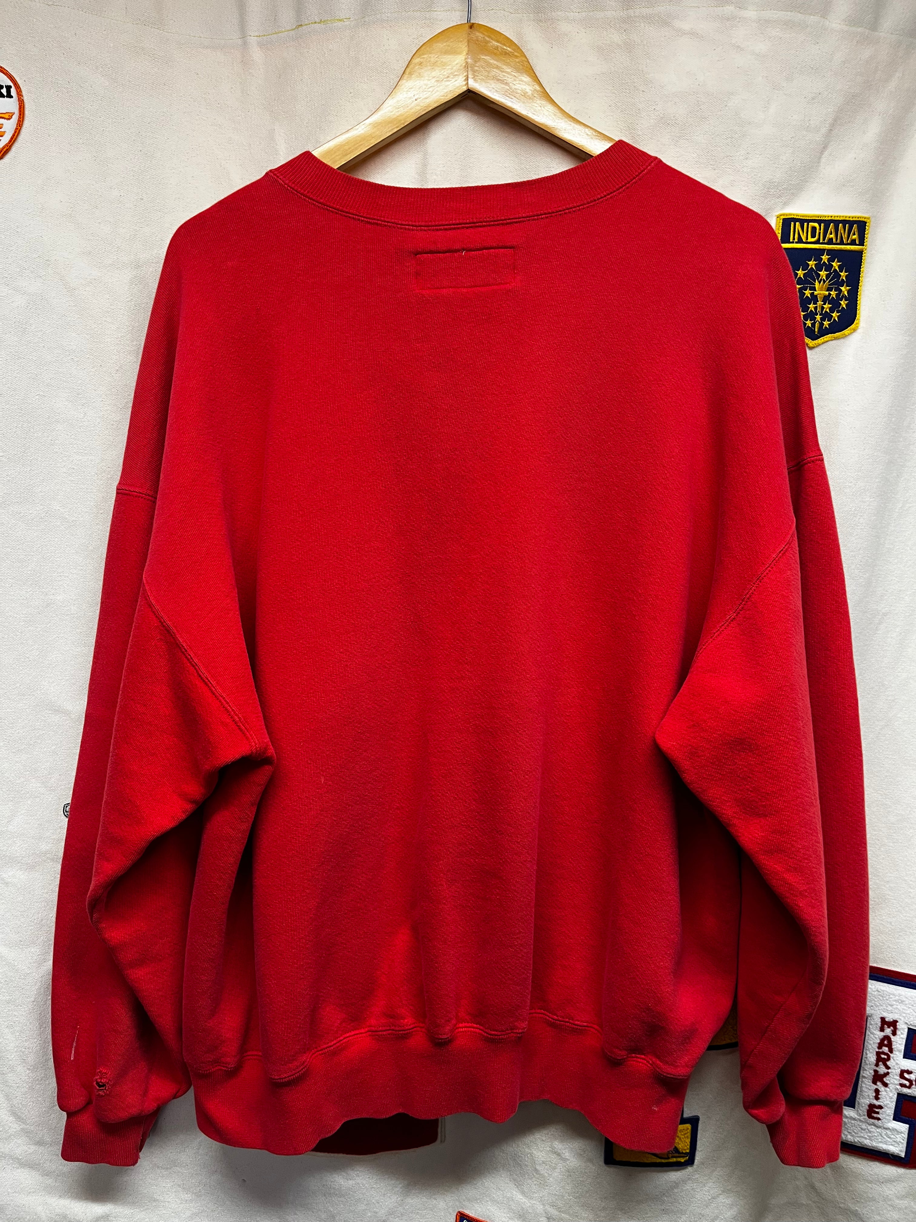 Vintage Kansas City Chiefs NFL Russel High Cotton Pro Line Crewneck Sweatshirt: XL