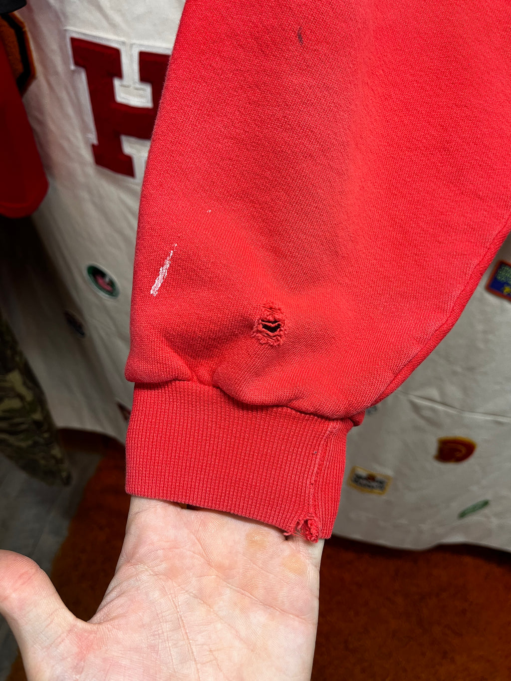 Vintage Kansas City Chiefs NFL Russel High Cotton Pro Line Crewneck Sweatshirt: XL