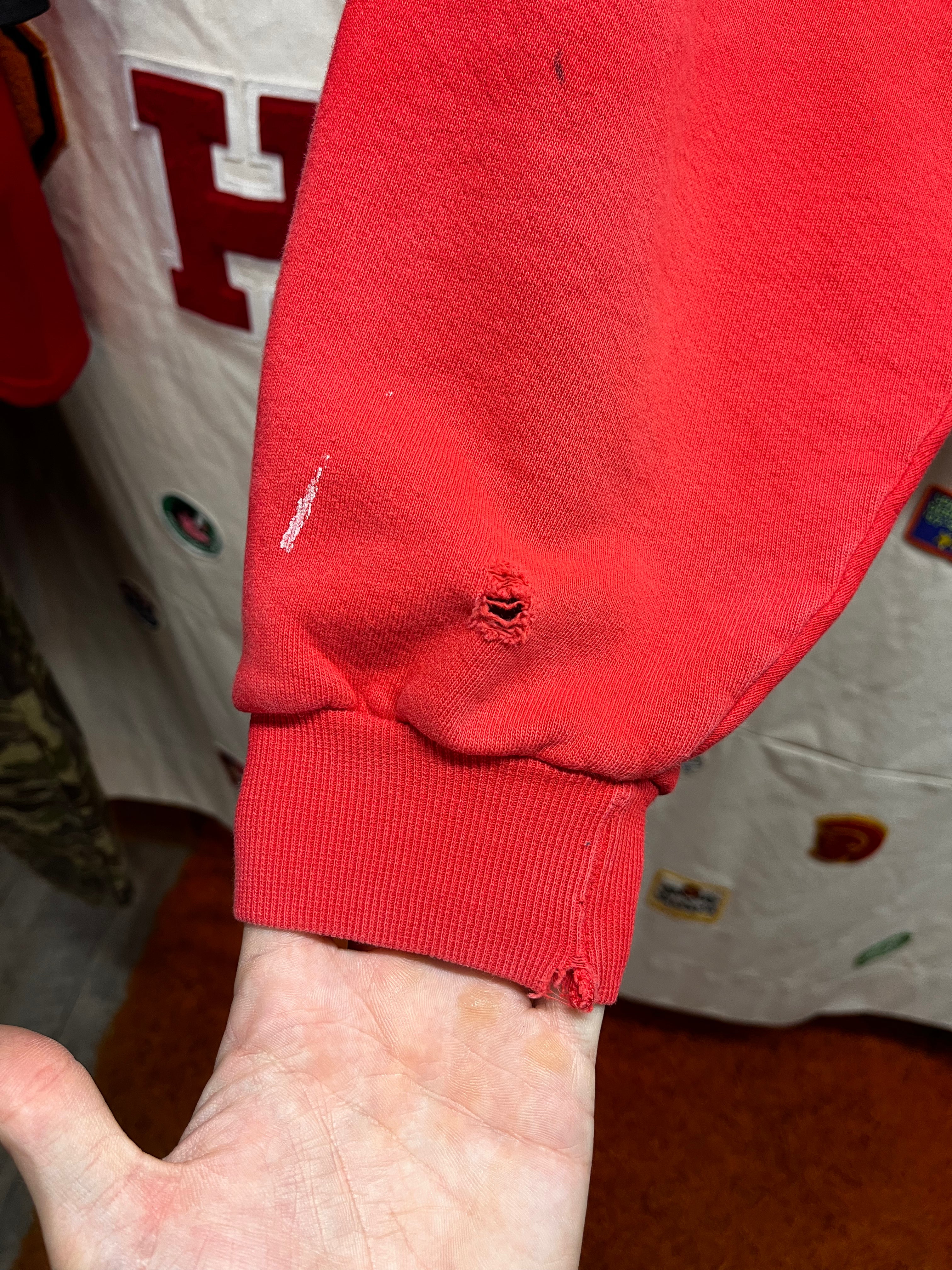 Vintage Kansas City Chiefs NFL Russel High Cotton Pro Line Crewneck Sweatshirt: XL
