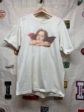 Load image into Gallery viewer, Vintage Sistene Chapel Raphael Angel Baby Cherub T-Shirt: XL
