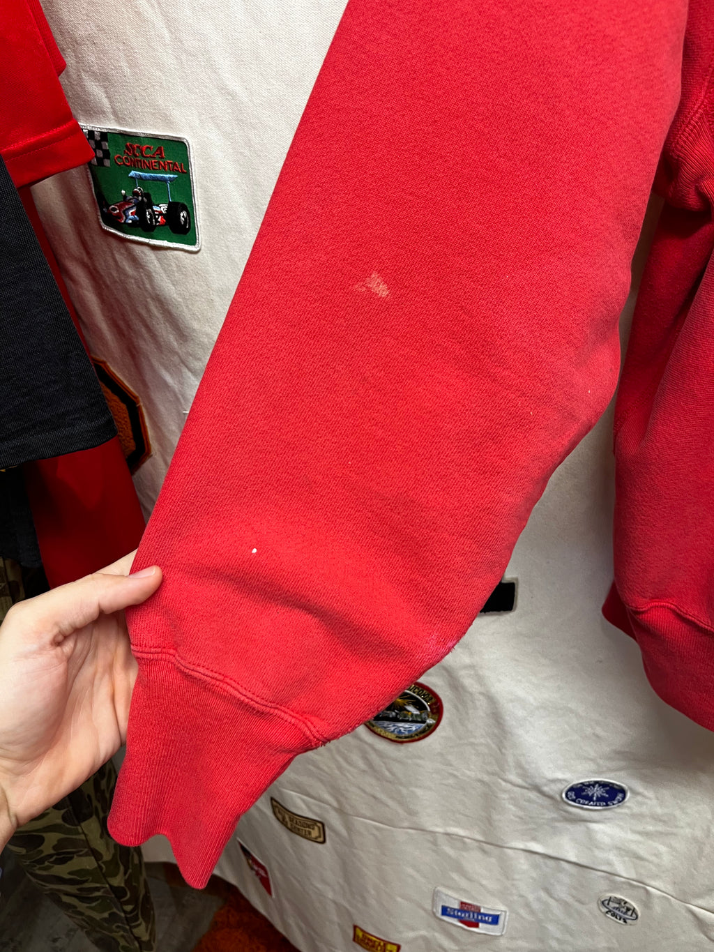 Vintage NC State Champion Reverse Weave Red Crewneck Sweatshirt: XL