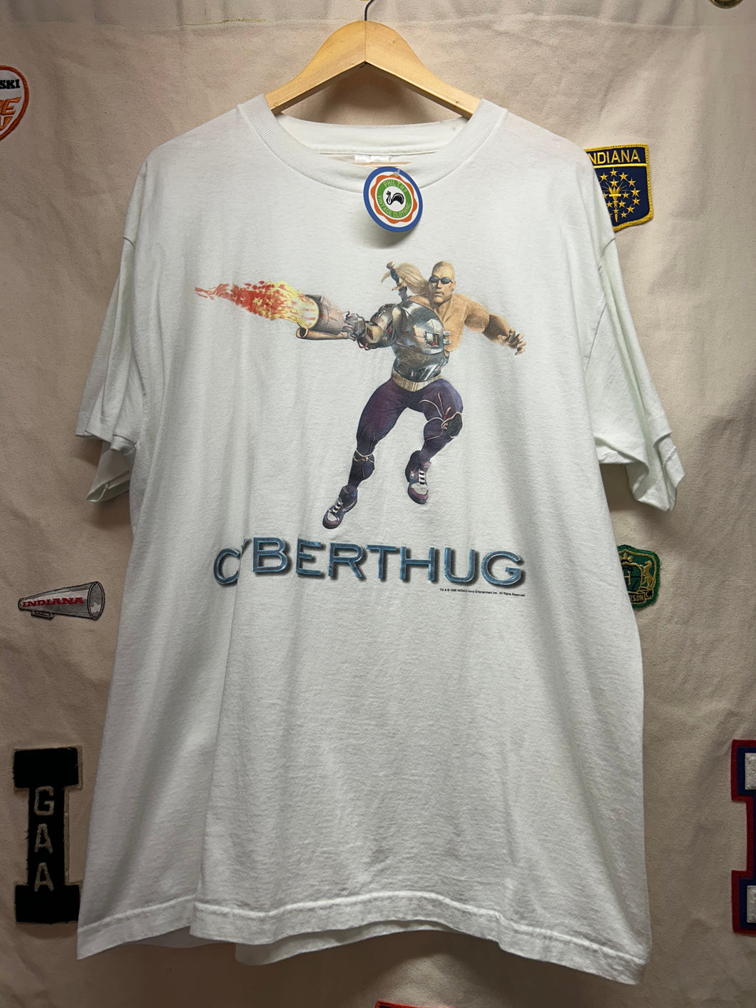 Vintage CYBERTHUG 1996 MGM Interactive (Metro Goldwyn Mayer) T-Shirt: XL