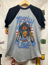 Load image into Gallery viewer, Vintage Mötley Crüe American Raglan 1987 &quot;Girls Girls Girls&quot; Band Tour T-Shirt: Large
