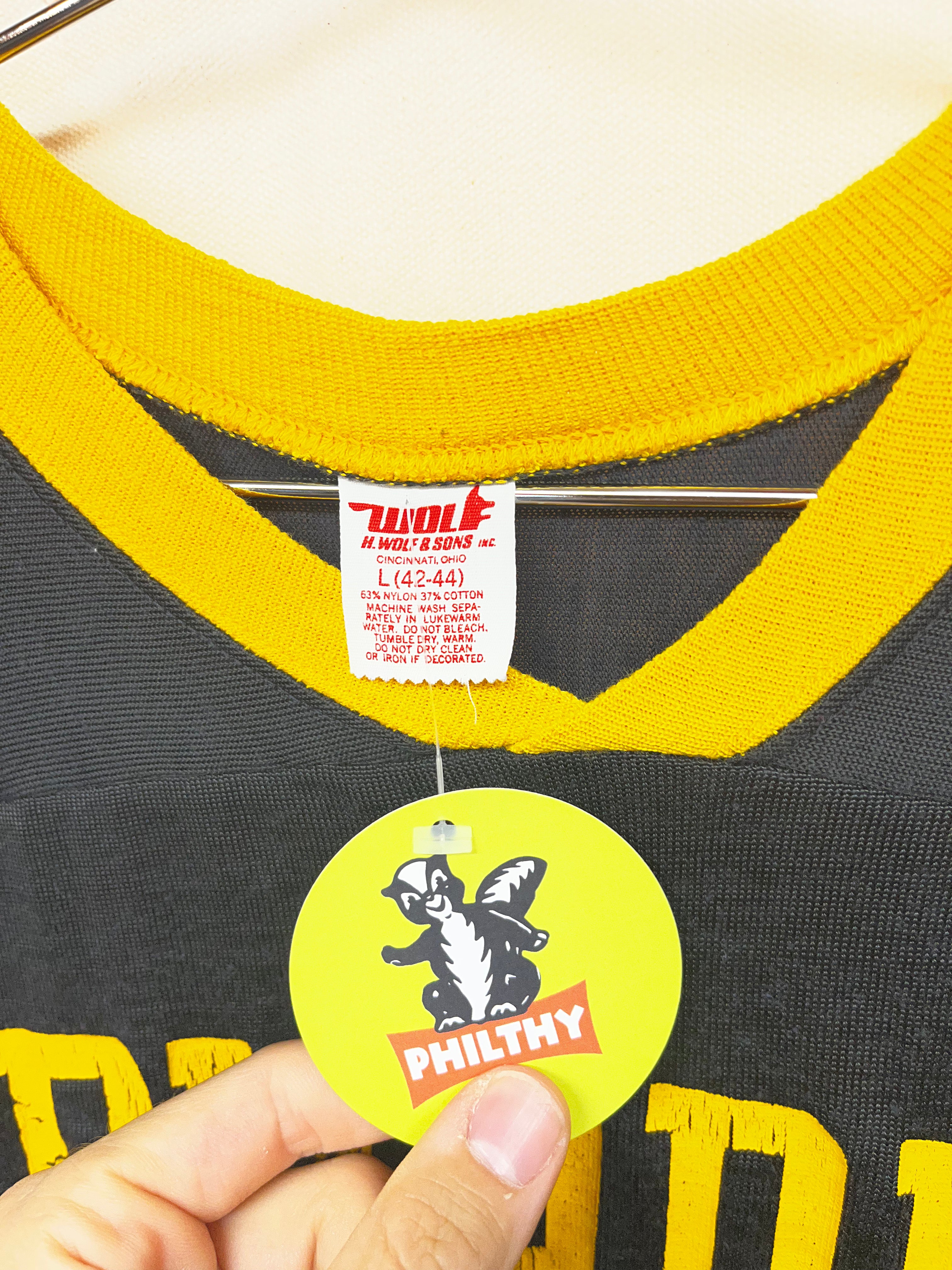 Vintage Purdue University Football 70s Wolf Durene Jersey: Large/Medium