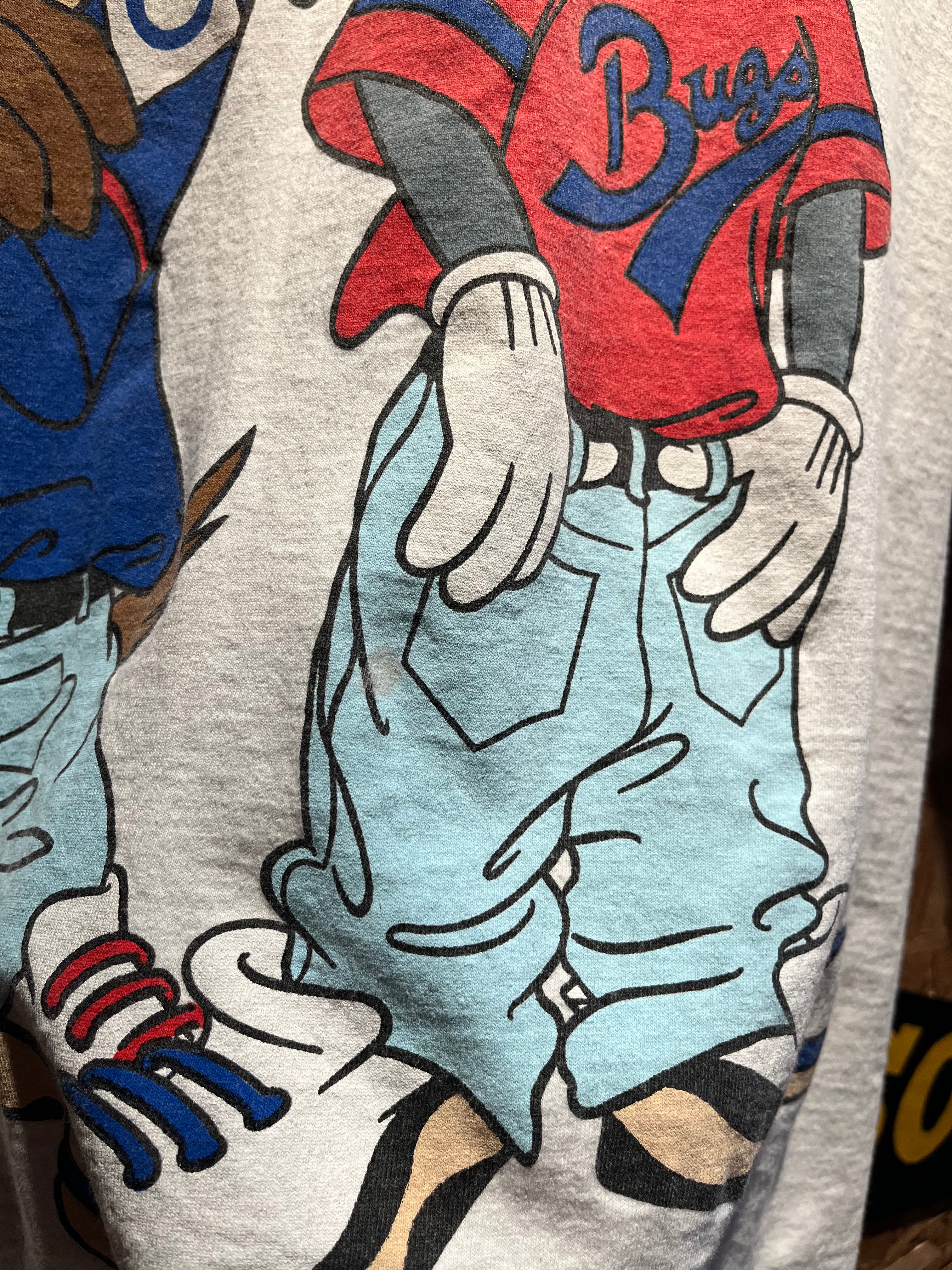 Vintage Taz Bugs Bunny Kriss Kross Changes 1993 Rap Cartoon Rap T-Shirt: XL