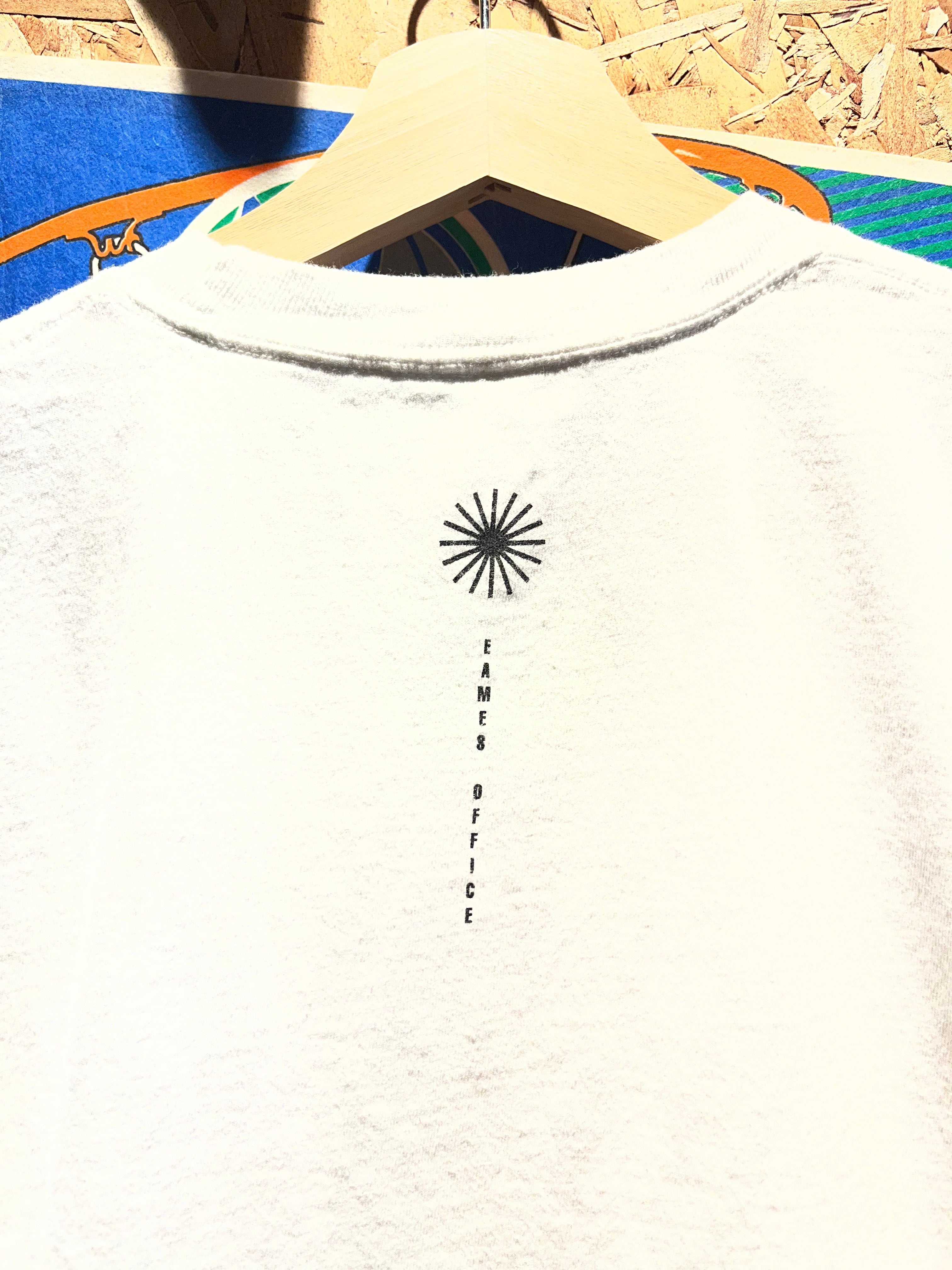 Vintage Eames Office Chair MCM Furniture 1997 White T-Shirt: Medium