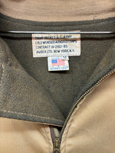 Load image into Gallery viewer, Vintage Avirex USA Army Tank Bomber Cold Weather Flight Tan Military Jacket: Medium
