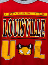 Load image into Gallery viewer, Vintage University of Louisville Cardinals U of L Cotton Hockey Football Jostens Jersey Shirt: XL
