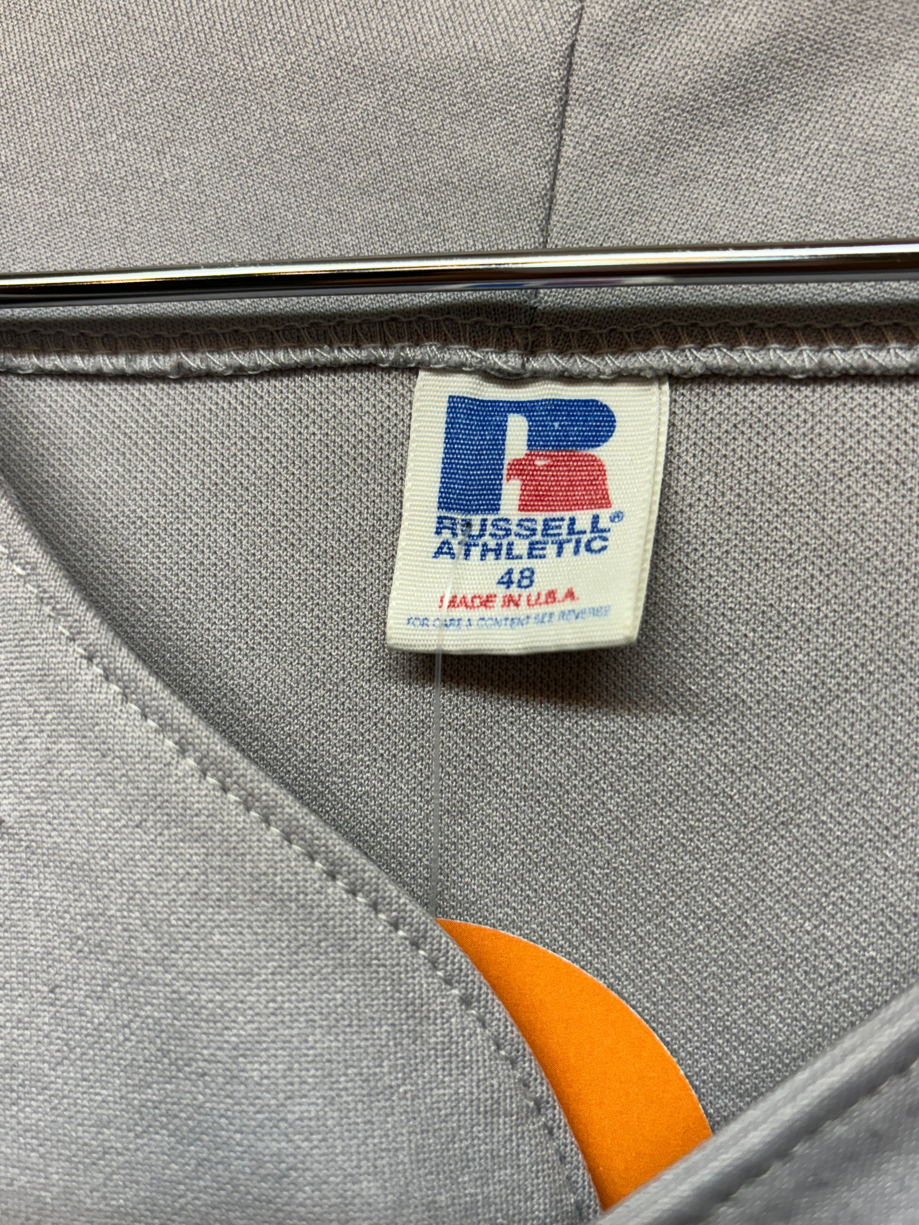 Vintage Toronto Blue Jays 90s Russell Diamond Collection Grey Baseball Jersey: XL