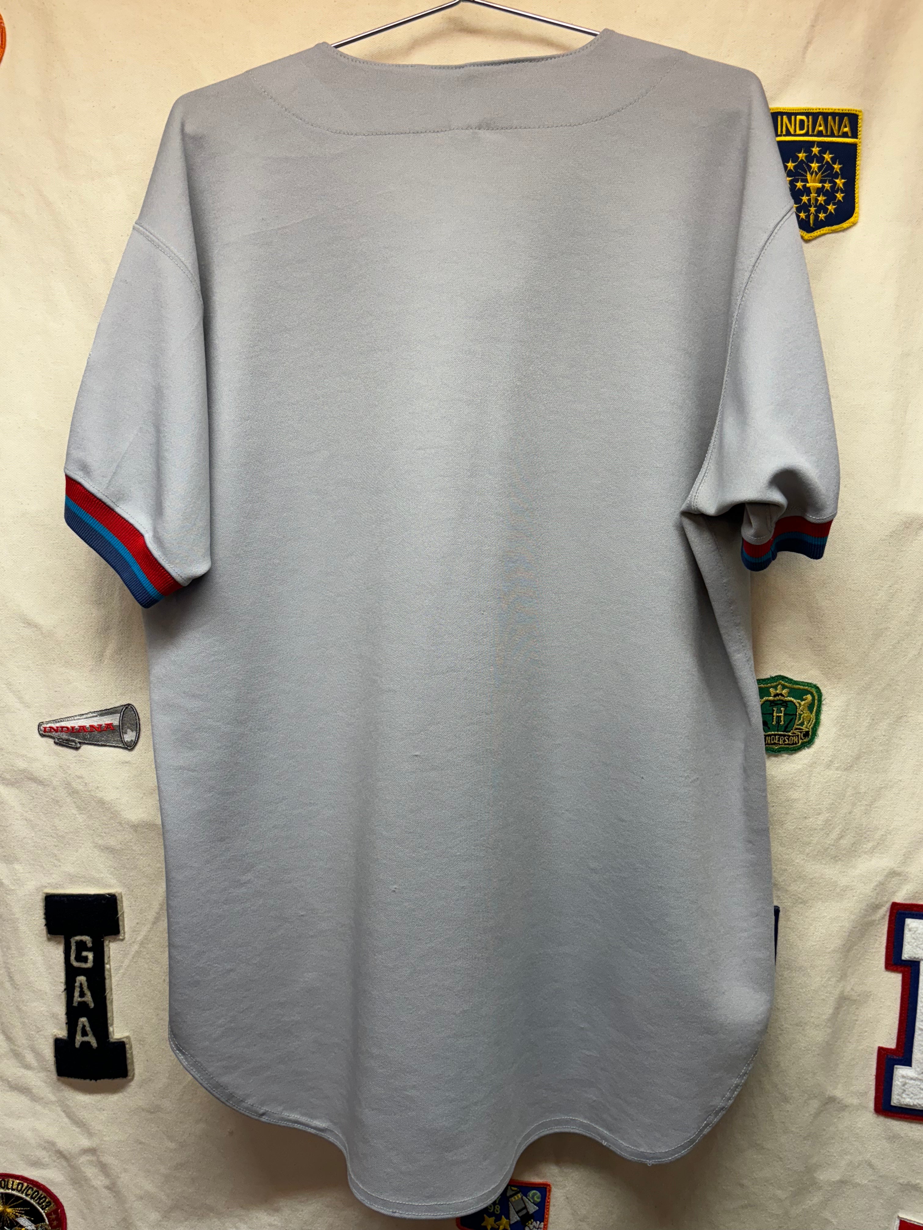 Vintage Toronto Blue Jays 90s Russell Diamond Collection Grey Baseball Jersey: XL