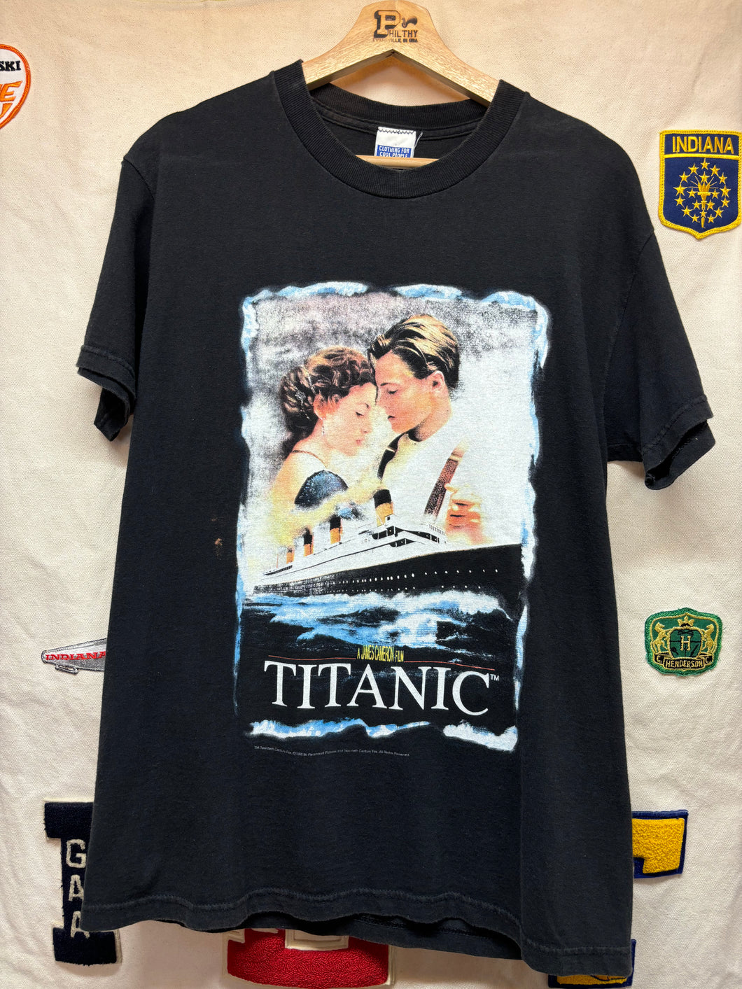 Vintage Titanic Leonardo Dicaprio Movie Promo Freeze T-Shirt: Large/Medium