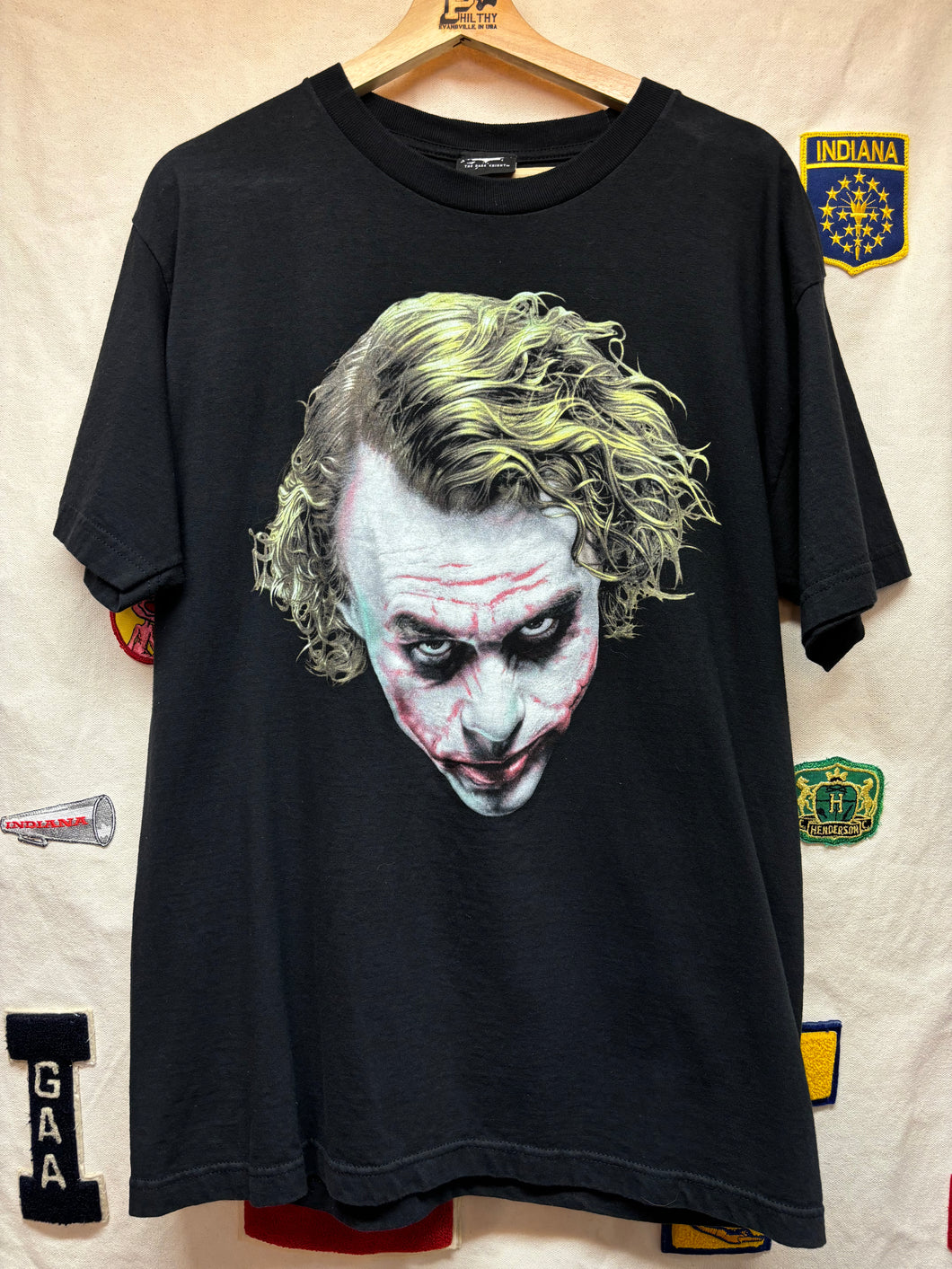 Vintage Batman The Dark Knight Joker Heath Ledger DC Comic T-Shirt: Large