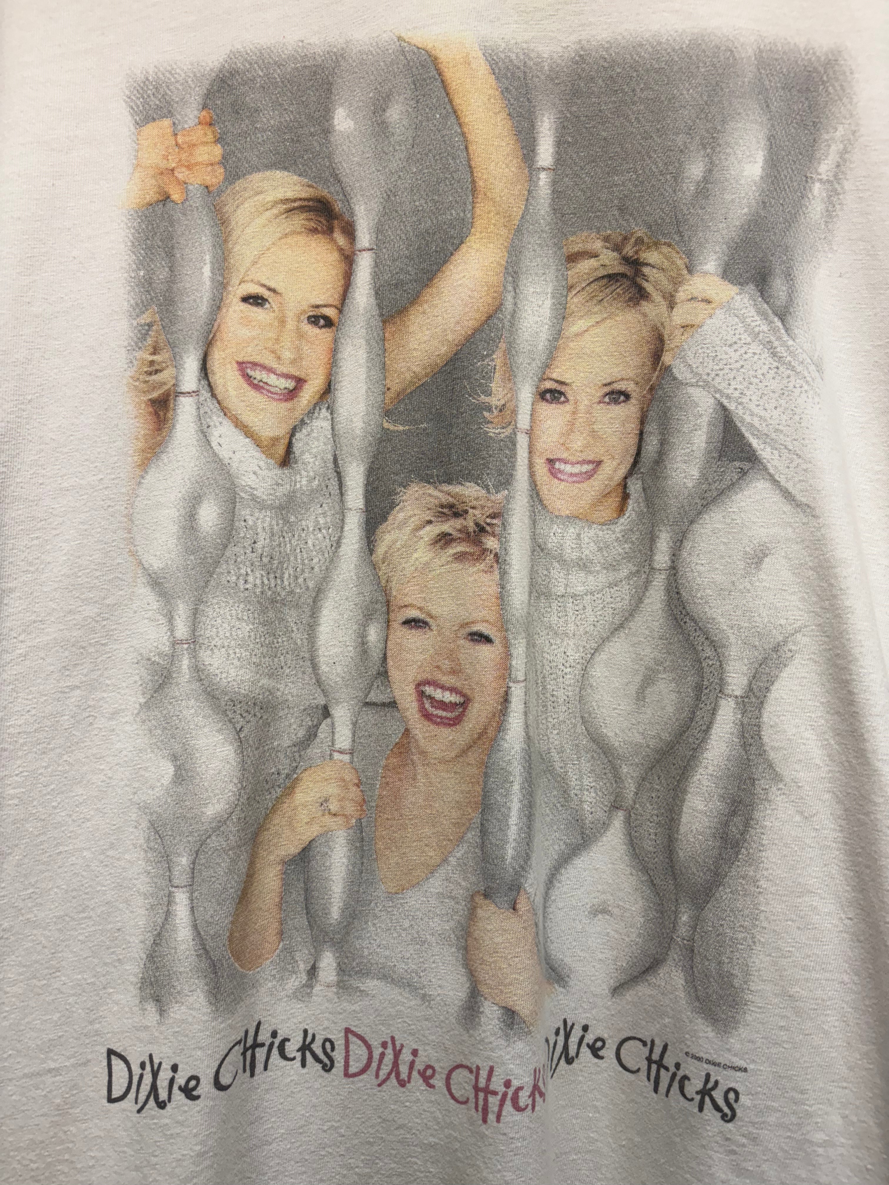 Vintage Dixie Chicks Fly Tour 2000 Country Music Concert T-Shirt: XL