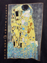 Load image into Gallery viewer, Vintage Gustav Klimt the Kiss Art 1993 Black T-Shirt: Large
