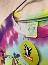 Load image into Gallery viewer, Vintage Mickey Mouse Through the Years Tie Dye Bootleg Disney Evans T-Shirt: XL
