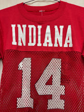 Load image into Gallery viewer, Vintage Indiana University IU Hoosiers Mesh Jersey T-Shirt:  Medium
