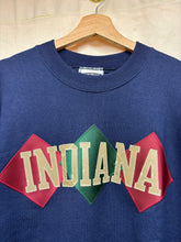 Load image into Gallery viewer, Vintage Indiana University Argyle Navy Lee Crewneck Sweatshirt: Large
