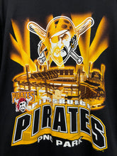 Load image into Gallery viewer, Vintage Pittsburgh Pirates PNC ParkMLB Baseball Pro Player Black T-Shirt: Large/XL
