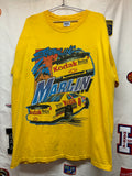 Vintage NASCAR Sterling Marlin Kodak Race Car Yellow T-Shirt: XXL