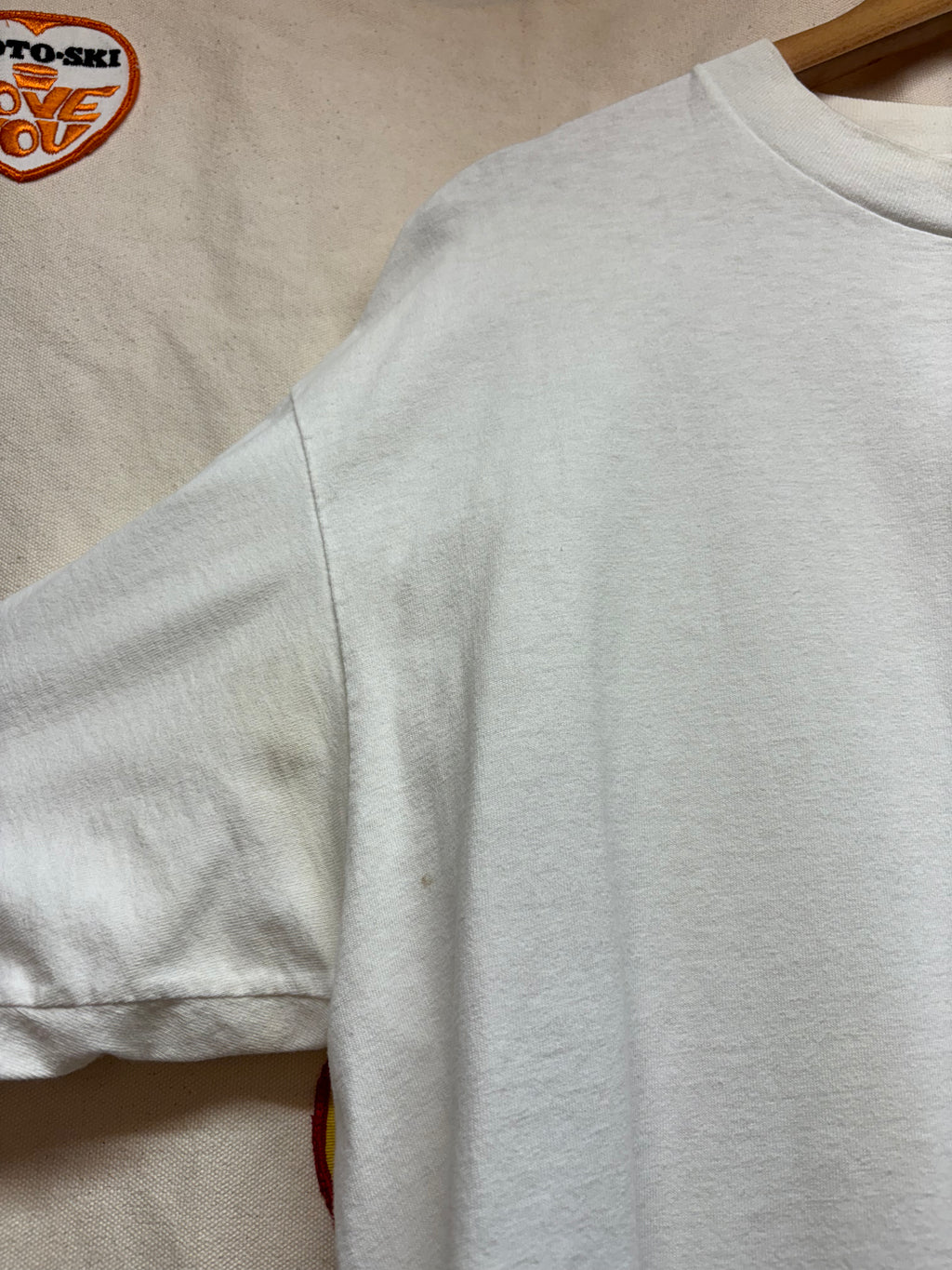 Vintage Budweiser Bud King of Beers 90's White T-Shirt: XL