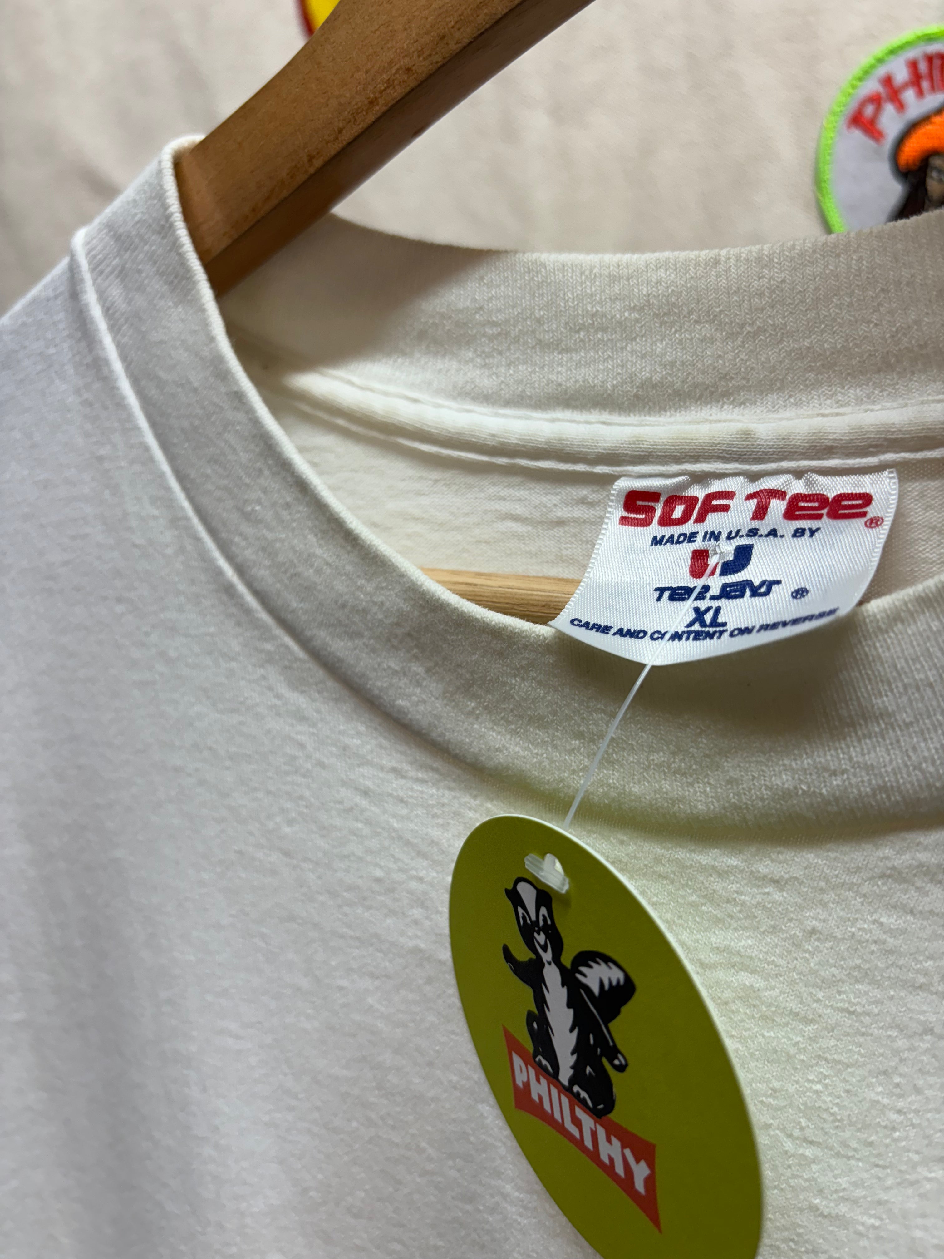 Vintage Budweiser Bud King of Beers 90's White T-Shirt: XL