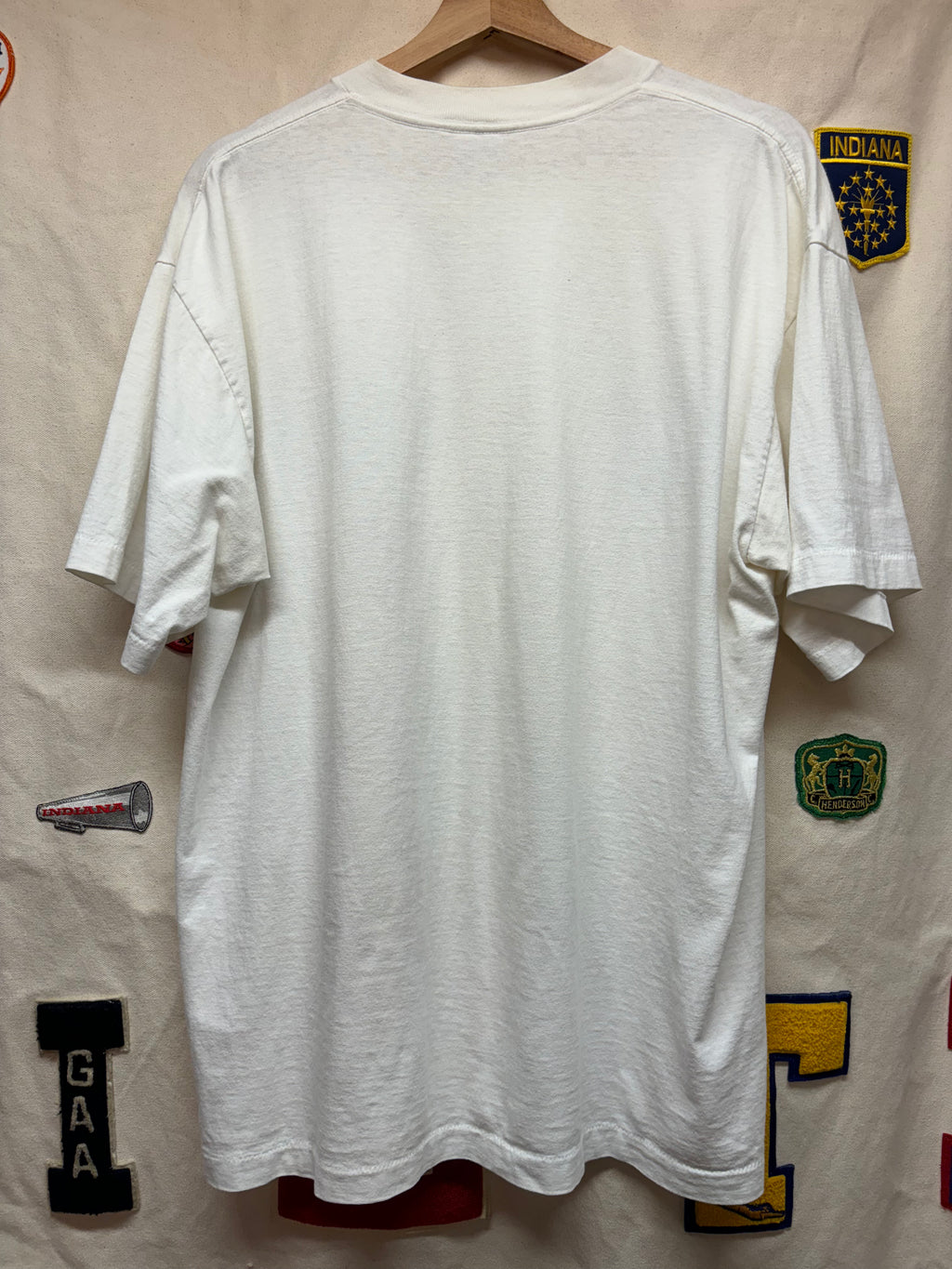 Vintage Budweiser Bud King of Beers 90's White T-Shirt: XL