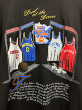 Load image into Gallery viewer, Vintage NCAA Basketball Final Four Indiana Duke Michigan Cincinnati Nutmeg Black T-Shirt: Large
