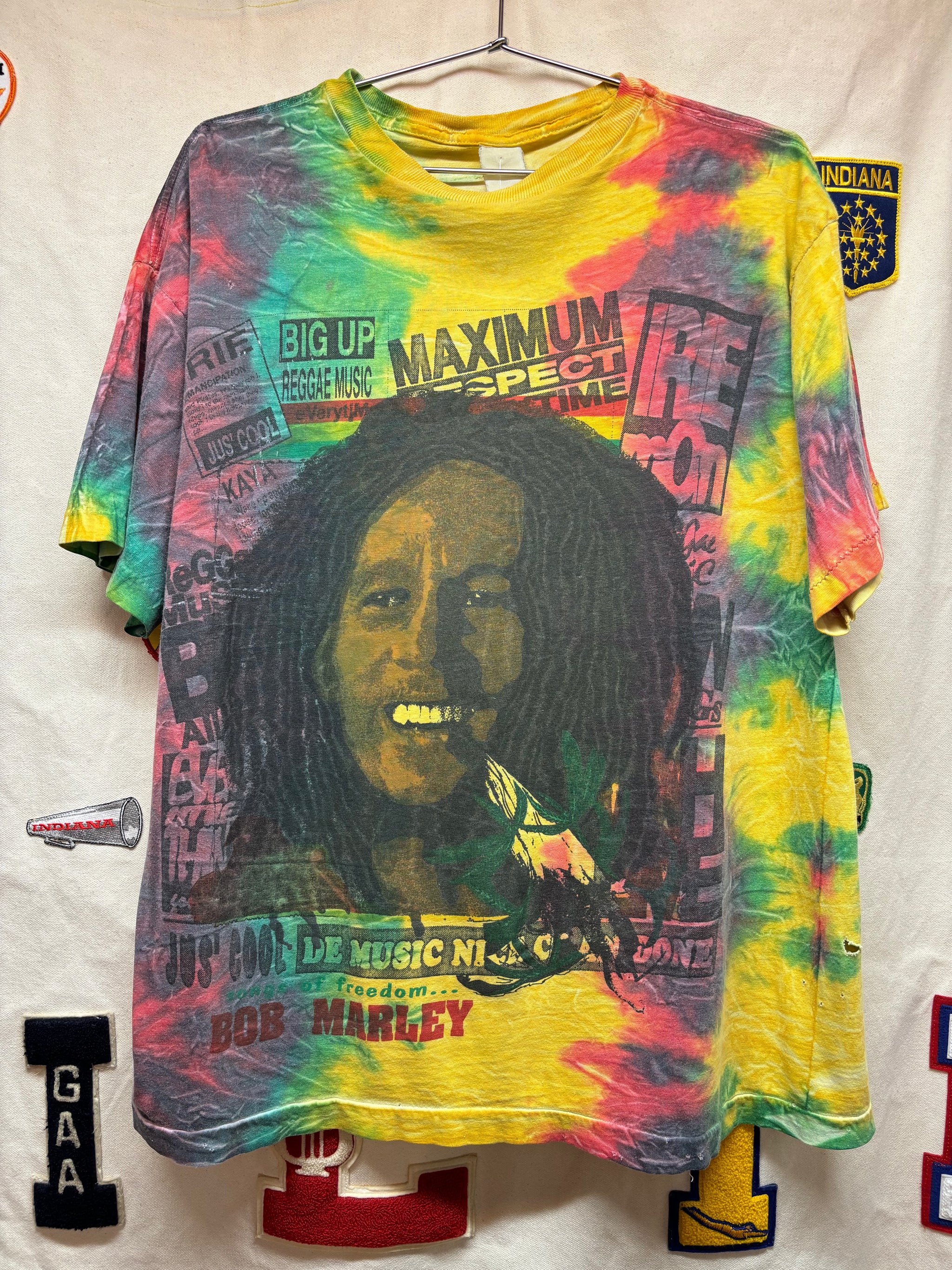 Vintage Bob Marley tye dye hotsell shirt