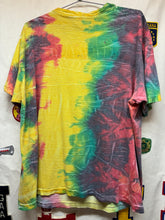 Load image into Gallery viewer, Vintage Bob Marley Rasta Tie Dye Joint Big Face T-Shirt: XL
