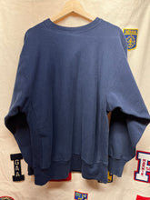 Load image into Gallery viewer, Vintage University of Michigan Navy Champion Reverse Weave Sweatshirt: XL
