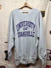 Load image into Gallery viewer, Vintage University of Evansville Aces Champion Reverse Weave Grey Sweatshirt: XXL
