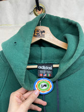 Load image into Gallery viewer, Vintage Adidas Dark Green Trefoil Embroidered Hoodie Sweatshirt: Large
