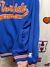 Load image into Gallery viewer, Vintage University of Florida Gators Starter Blue Felt Script Hoodie Sweatshirt: XL
