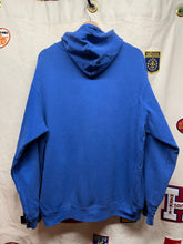 Load image into Gallery viewer, Vintage Nike Center Swoosh Blue Hoodie Sweatshirt: Large
