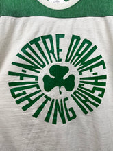 Load image into Gallery viewer, Vintage Notre Dame Fighting Irish Shamrock 70&#39;s Artex T-Shirt: Large
