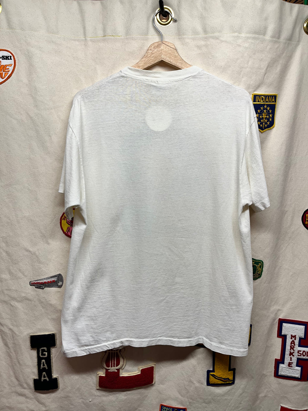 Vintage Ask Dr. Science 1985 Radio TV Promo Duck's Breath Art T-Shirt: XL