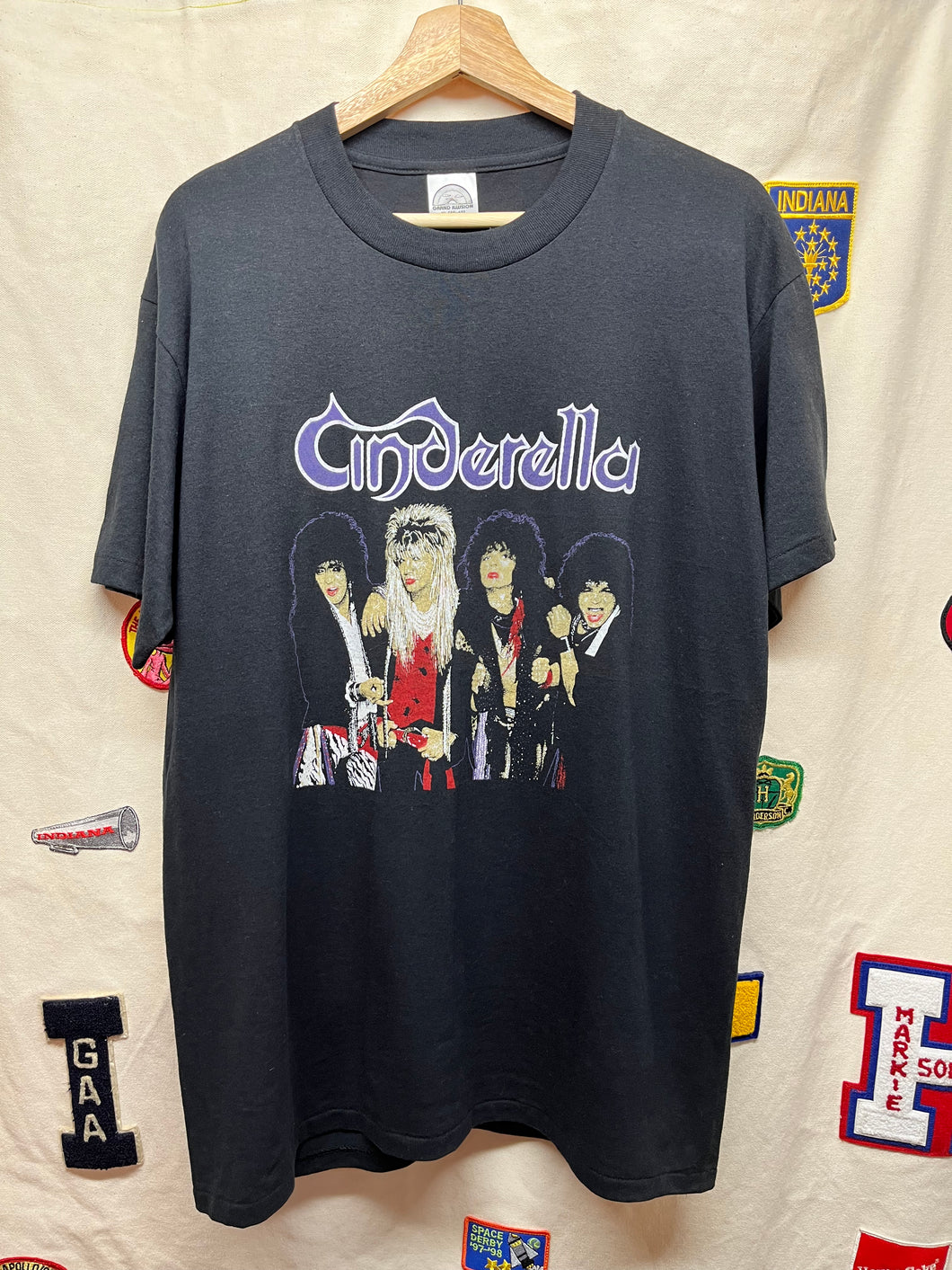Vintage Cinderella Night Songs 80's Band T-Shirt:  XL