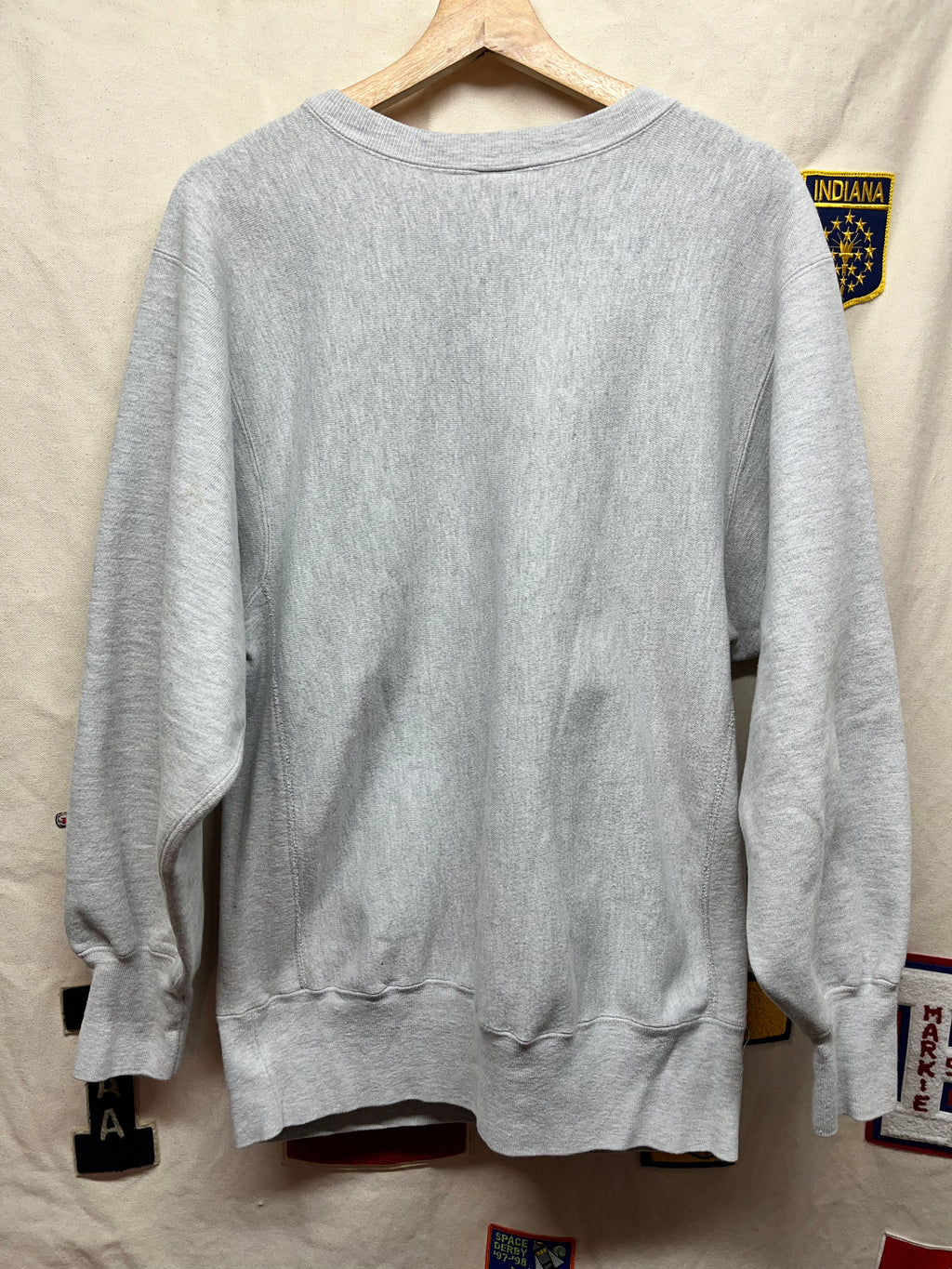 Vintage Kenan-Flagler Business School UNC Grey Champion Reverse Weave Crewneck Sweatshirt: XL